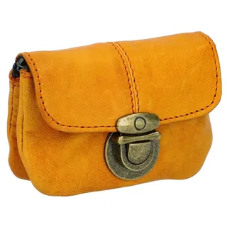 Gusti Gürteltasche Leder - Eskil Bauchtasche Leder Herren Damen für Festivals & Alltag, Hochwertige Hüfttasche Portemonnaie in Braun Vintage