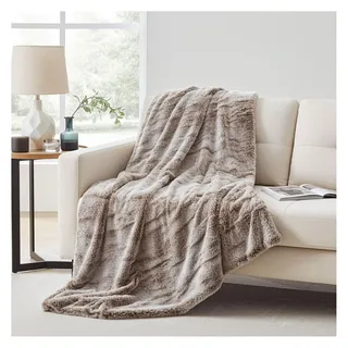Douceur d'intérieur Kuscheldecke 150 x 125 cm Braun