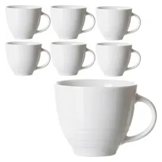 Ritzenhoff&Breker Espressotassen Suomi cremeweiß, Porzellan, 6 Stück