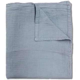 Sleezzz® Musselin Decke blau 150 x 200 cm