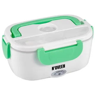 Noveen Elektrische Lunchbox Elektrische Lunchbox Wärmer Box Beheizter Behälter für Lebensmittel grün