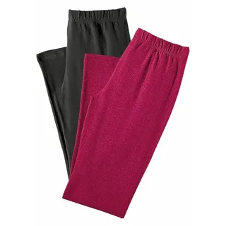 VIVANCE active Leggings Damen himbeere, schwarz Gr.32/34