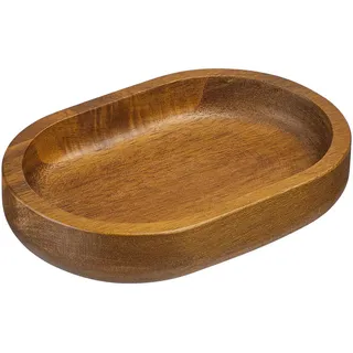 Butlers Seifenschale, Braun, Holz, 9x3.2x14 cm, Badaccessoires, Waschplatzzubehör, Seifenschalen