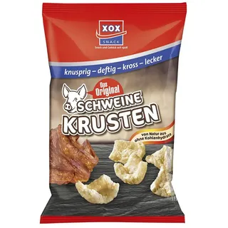 XOX Schweinekrusten im Eigenfett frittierte Schweineschwarten 100g