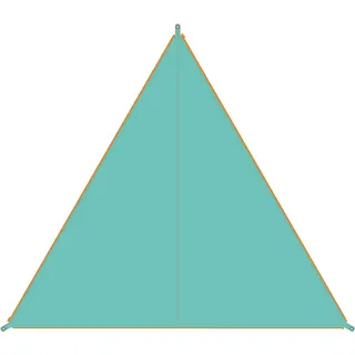 Bent Zip-Canvas Sonnensegel Tarps & Sonnensegel weiss Größe One Size Camping | Reise | Lifestyle