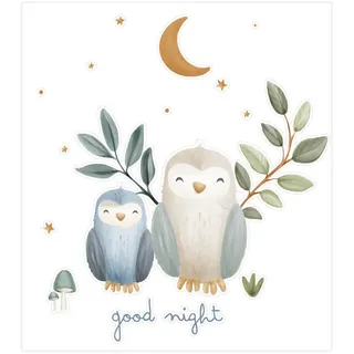 Little Dutch Wandsticker Set Forest Friends Good Night (45x40cm) | 40 x 45