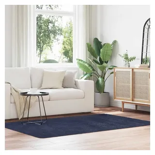 vidaXL NAVARRA Hochflorteppich 130 x 200 cm Blau