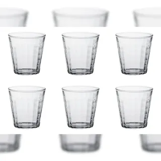 Duralex 6 x Tumbler, Trinkglas, Hartglas, Ø  8 cm, Höhe: 8.5 cm