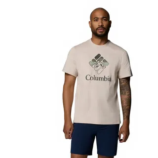 Columbia CscTM Seasonal Graphic Dark Stone/Heavenly Stacked Gem S