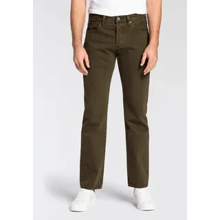 Levi's 5-Pocket-Jeans "501 VI'S ORIG", Herren, Gr. 30, Länge 32, grün (past life gd), Denim/Jeans, Obermaterial: 100% Baumwolle, casual, bequem lang, Jeans, mit Markenlabel