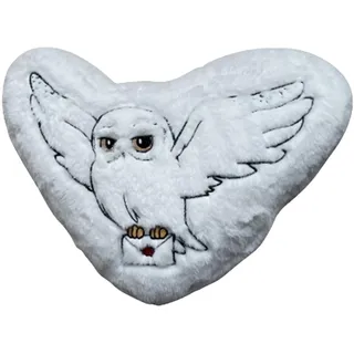 HÔMADICT Harry Potter Kissen, Hedwig, dekoratives Zubehör, weich und flauschig, 40 x 35 cm, offizielles Lizenzprodukt