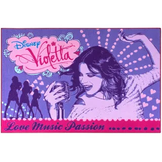 Disney Teppich Violetta Mädchen Kinderteppich lila 95x133 cm