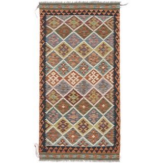 Kelim Afghan Old Stil Teppich 100x194