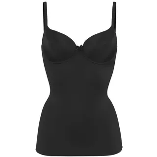 LASCANA Schalen-BH-Hemd Damen schwarz Gr.70AA