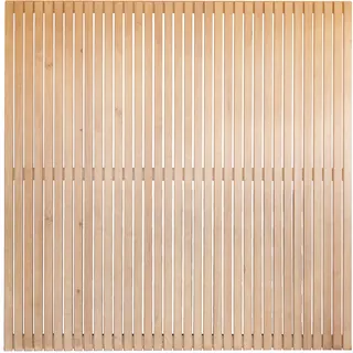 Andrewex Sichtschutzzaun-Element Quadra 180 cm x 180 cm Natur Lackiert