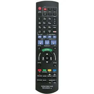 N2QAYB001046 IR6 Fernbedienung Fit for Panasonic Blu-ray Recorder | DMR-BCT720 DMR-BCT721EG DMR-BCT750 DMR-BCT820 DMR-BCT850EG DMR-BCT950 DMR-BCT950EG DMR-BST750 DMR-BST755EG