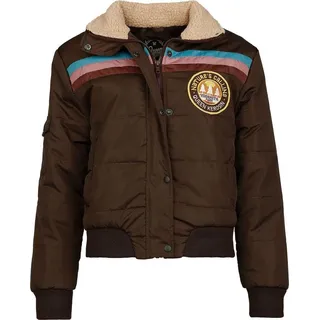 Queen Kerosin Winterjacke Nature's Calling braun XL