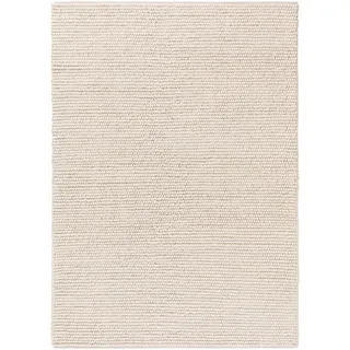 benuta pure Beads Wollteppich 80 x 150 cm Weiß