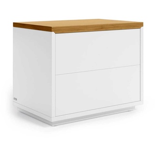 Nachttisch Schrank im Skandi Design zwei Schubladen