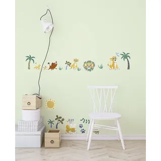KOMAR Dekosticker Lion King Palmtrees 50 x 70 cm