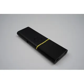 Ersatz-Akkudeckel für Fritz!Fon MT-F – Passgenaue Rückabdeckung für Ihr AVM-DECT-Telefon (Tiefschwarz + Gelb (16D) PLA)