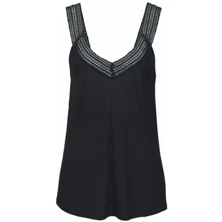 LASCANA Strandtop Schwarz 36/38