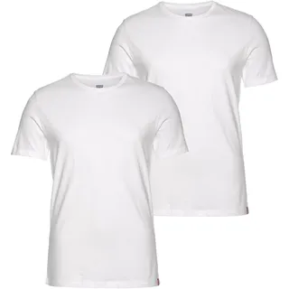 Levi's Slim Kurzarm-T-Shirt 2 Einheiten White M