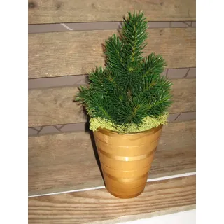 Tannenbaum künstlicher Weihnachtsbaum Kunstbaum Christbaum mit Topf MINI 21 cm
