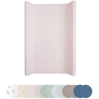 Ehrenkind® Abwaschbare Wickelauflage mit Keil - Hygienisch, Sicher und Vielseitig in Rosé | Wickelauflage 50x70 | Wickelunterlage | Wickeltischauflage abwaschbar