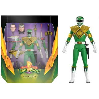 SUPER7 Mighty Morphin Power Rangers Figur Ultimates Green Ranger 18 cm
