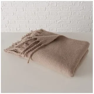 Boltze Wohndecke ''Scondi'' in Taupe - (L)170 x (B)130 cm
