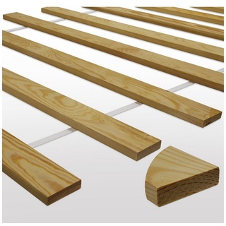 furnify Lattenrost 70 x 200 cm Bettrost Rollrost | Rolllattenrost aus Kiefernholz