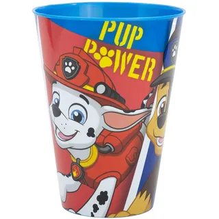 WIEDERVERWENDBARER KINDERBECHER AUS BPA-FREIEM KUNSTSTOFF 430 ML | PAW PATROL PUP POWER, Farblos Oder Transparent