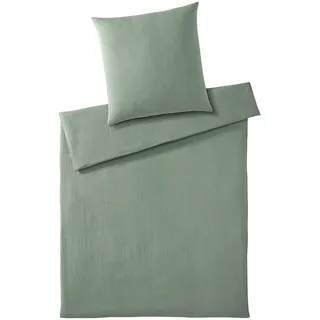 ELEGANTE Smooth Musselin Pistazie 80 x 80 cm