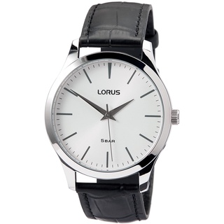 Lorus Herren-Uhr Quarz Edelstahl mit Lederband RRX73HX9