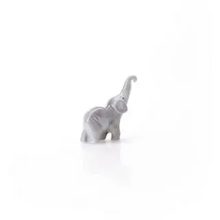 2563/40 - Porzellanfigur Elefant klein, 7 cm, weiß