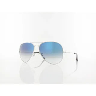 Ray-Ban Aviator Large Metal RB3025 003/3F 62-14 polished silver/light blue