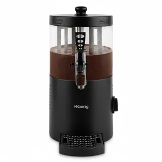 h.koenig Heißgetränkespender SHK802 Edelstahl, 3 L / Schwarz