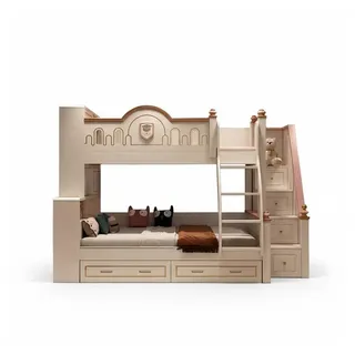Xlmoebel Etagenbett Kinderbett Etagenbett Hochbett Bett Kinderzimmer Sofort (Etagenbett, Etagenbett), Made in Europa