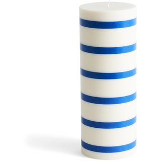 HAY - Column Kerze, L, off-white / blue