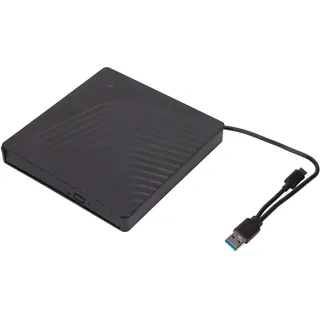 LICAEVEY Externe DVD-Laufwerksbox, USB 3.0 CD ROM Laptop Optisches Laufwerksgehäuse 5 Gbit/s für 12,7 Mm DVD RW Optischer Treiber CD-Brenner, Optisches Laufwerk Nicht Enthalten