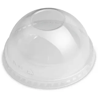 Pro DP 1000 Domdeckel Dome Lids geschlossen ohne Rundloch Ø95mm für Clear Cups Smoothiebecher Shakebecher Cocktail Cups rPET Recycling