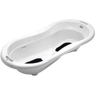 Rotho Babydesign TOP Xtra Baby Badewanne Babybadewanne Babywanne in Weiß | Badewanne Baby, Duschbadewanne für die Babypflege, für Bad und Dusche, TOP Xtra von Rotho Babydesign, für Babys, Weiß
