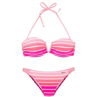 VENICE BEACH Bandeau-Bikini Damen Pink 34 Cup C/D