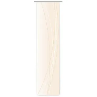 gardinen-for-life Schiebegardine Linea beige dark rechts Schiebevorhang HxB 260x60 cm - B-line weiß