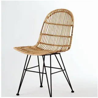 Lycce Bistrostuhl Rattanstuhl VIVI Korbstuhl Flechtstuhl modernes Design - handarbeit