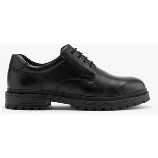 AM SHOE Businessschuh Schwarz, Herren, Größe: 41, Material: Leder/Textil - AM SHOE Businessschuh Schwarz, Herren, Größe: 41, Material: Leder/Textil - man - Schwarz