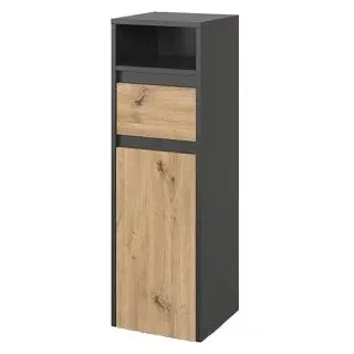 Vicco Midischrank Majest 30,2 x 96,3 x 30 cm Anthrazit/Artisan