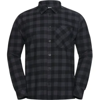 Jack Wolfskin Langarmhemd kariert Amaranth L