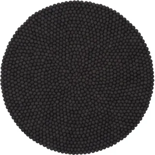 myfelt Wollteppich Kuno Filzkugelteppich rund, 100% reine Schurwolle, in verschiedenen Größen erhältlich Ø 250 cm